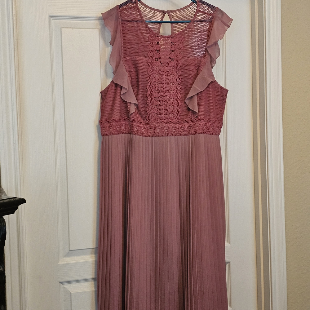 Modcloth Mauve Maxi Dress